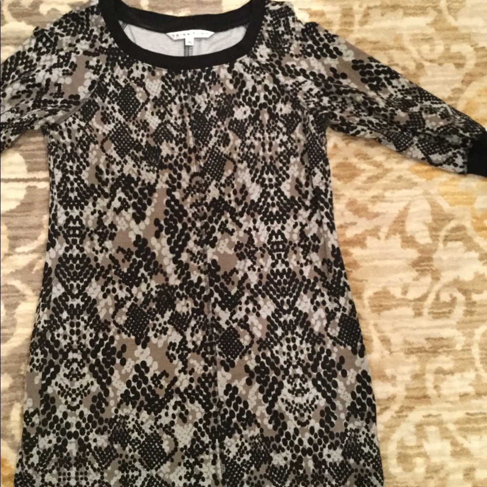 Snake print dress